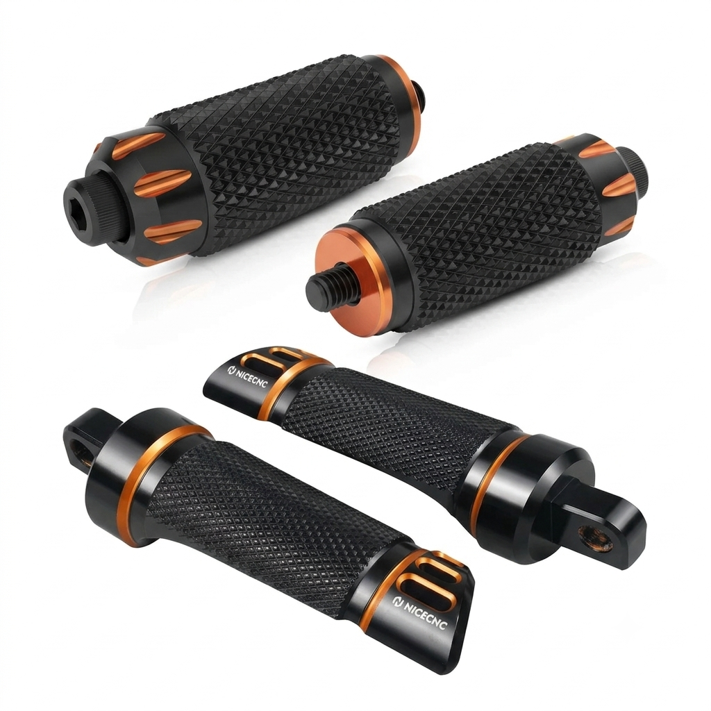 Passenger Footpegs Footrests + Shifter Pegs For Harley Road King Street Glide