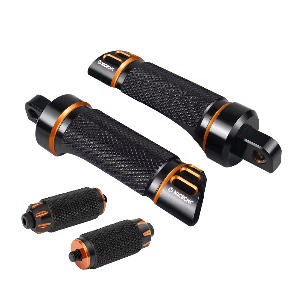 Passenger Footpegs Footrests + Shifter Pegs For Harley Road King Street Glide