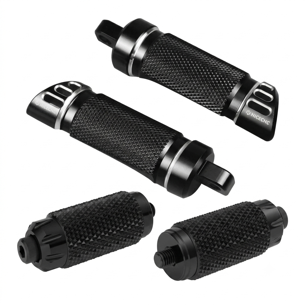Passenger Footpegs Footrests + Shifter Pegs For Harley Road King Street Glide