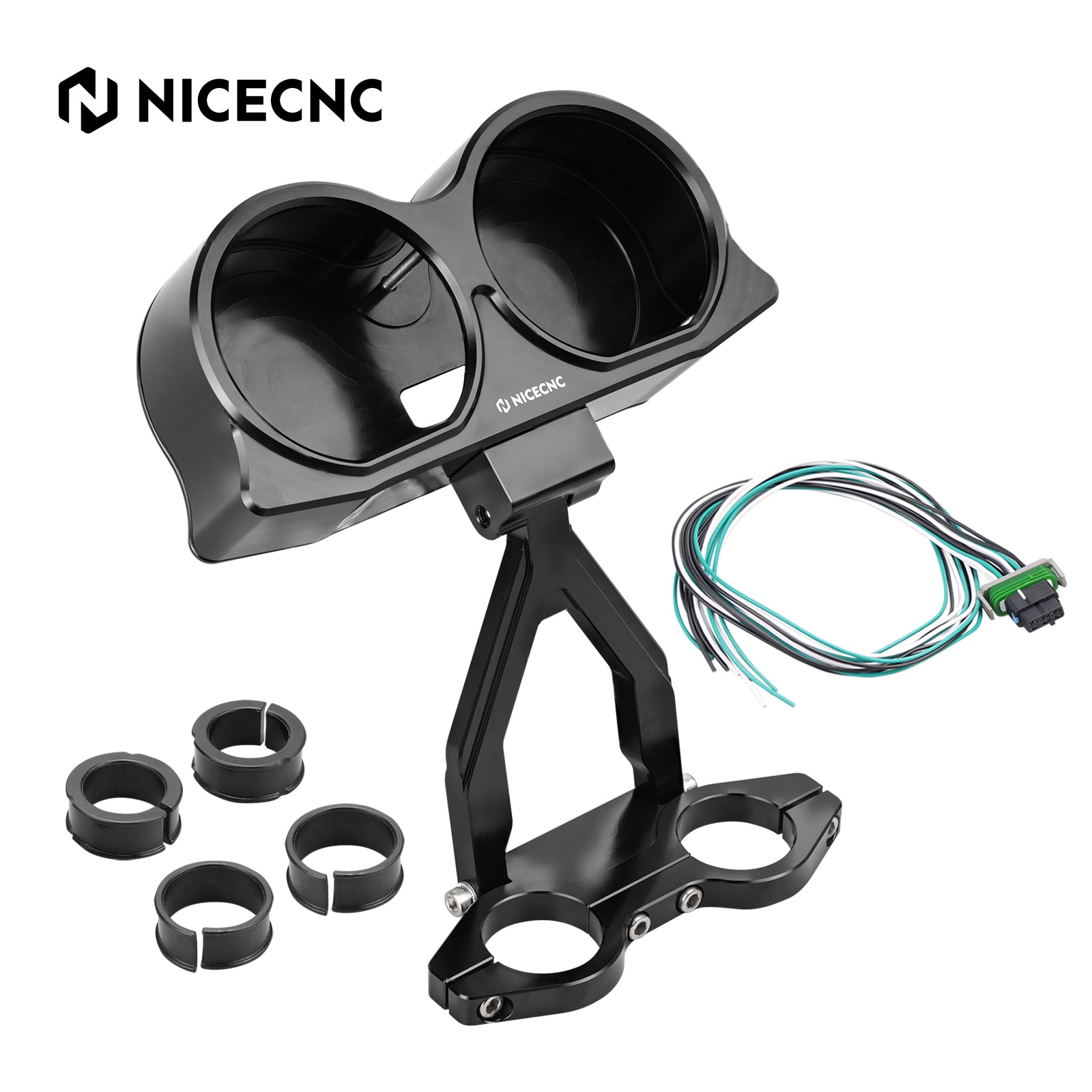 Instrument Speedometer Gauges Relocation Bracket Kit For Harley Road Glide 2015-2023