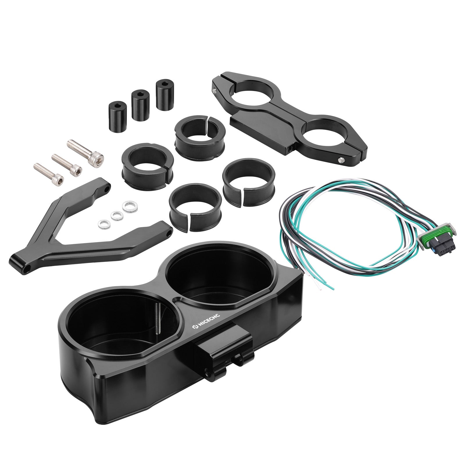 Instrument Speedometer Gauges Relocation Bracket Kit For Harley Road Glide 2015-2023