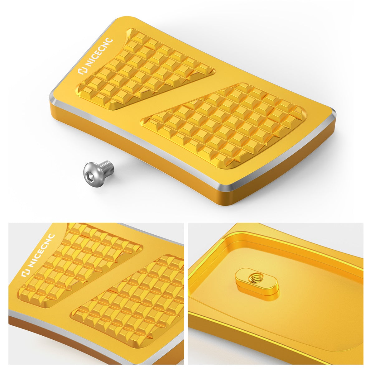 Enlarged Brake Pedal Extension Tip Peg For Harley Softail Slim Deluxe Fat Boy Heritage