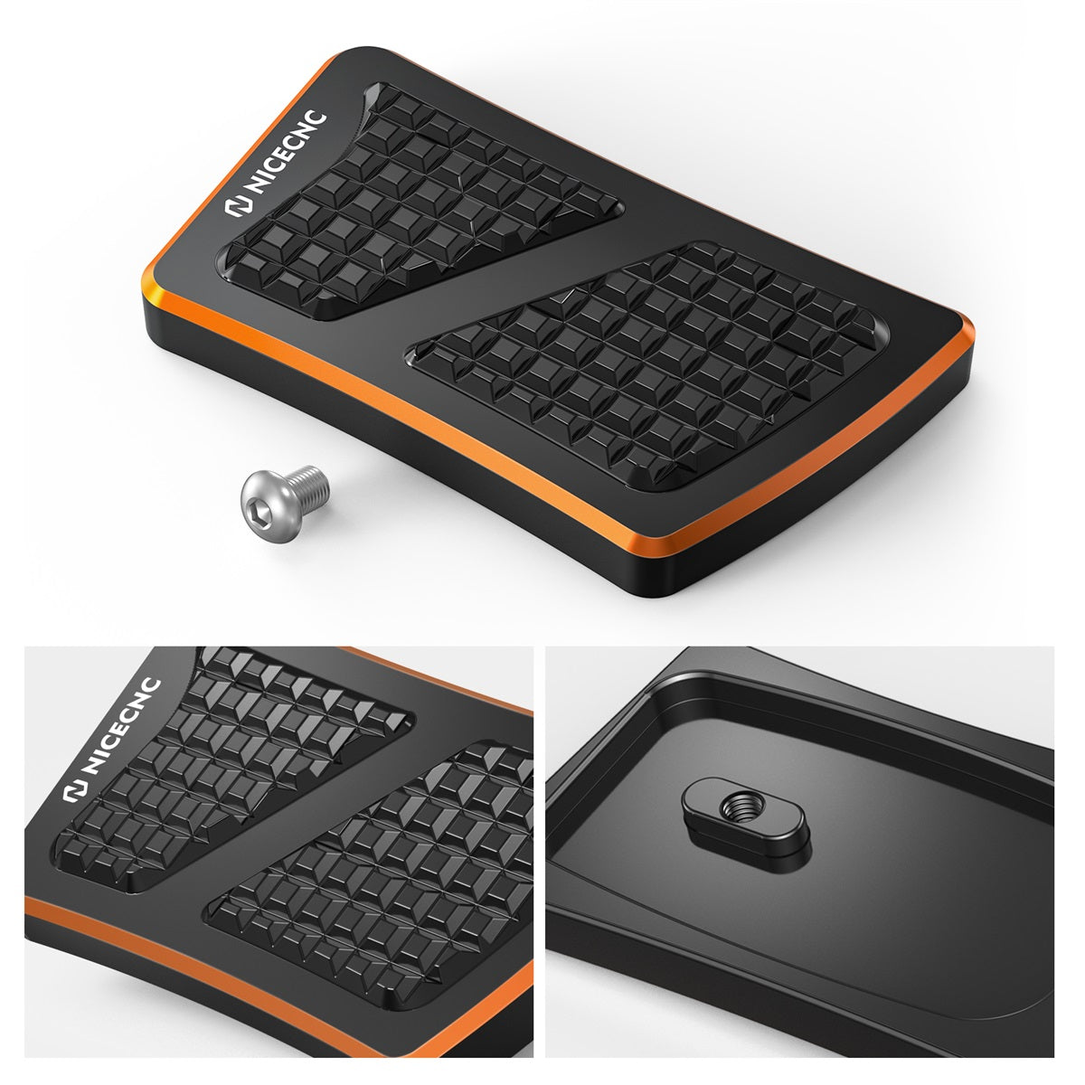 Enlarged Brake Pedal Extension Tip Peg For Harley Softail Slim Deluxe Fat Boy Heritage