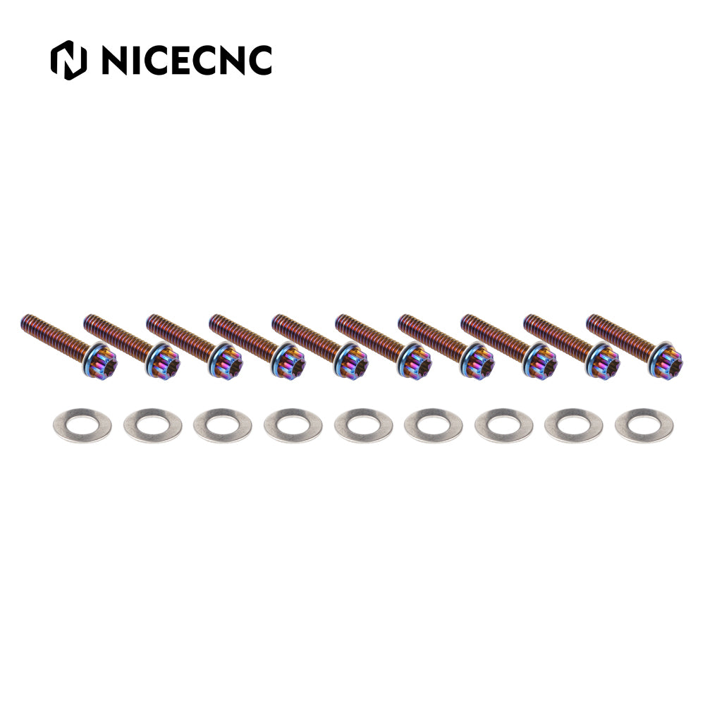 Cam Cover Screws Bolts Kit For Harley Road King Electra Street Glide Freewheeler