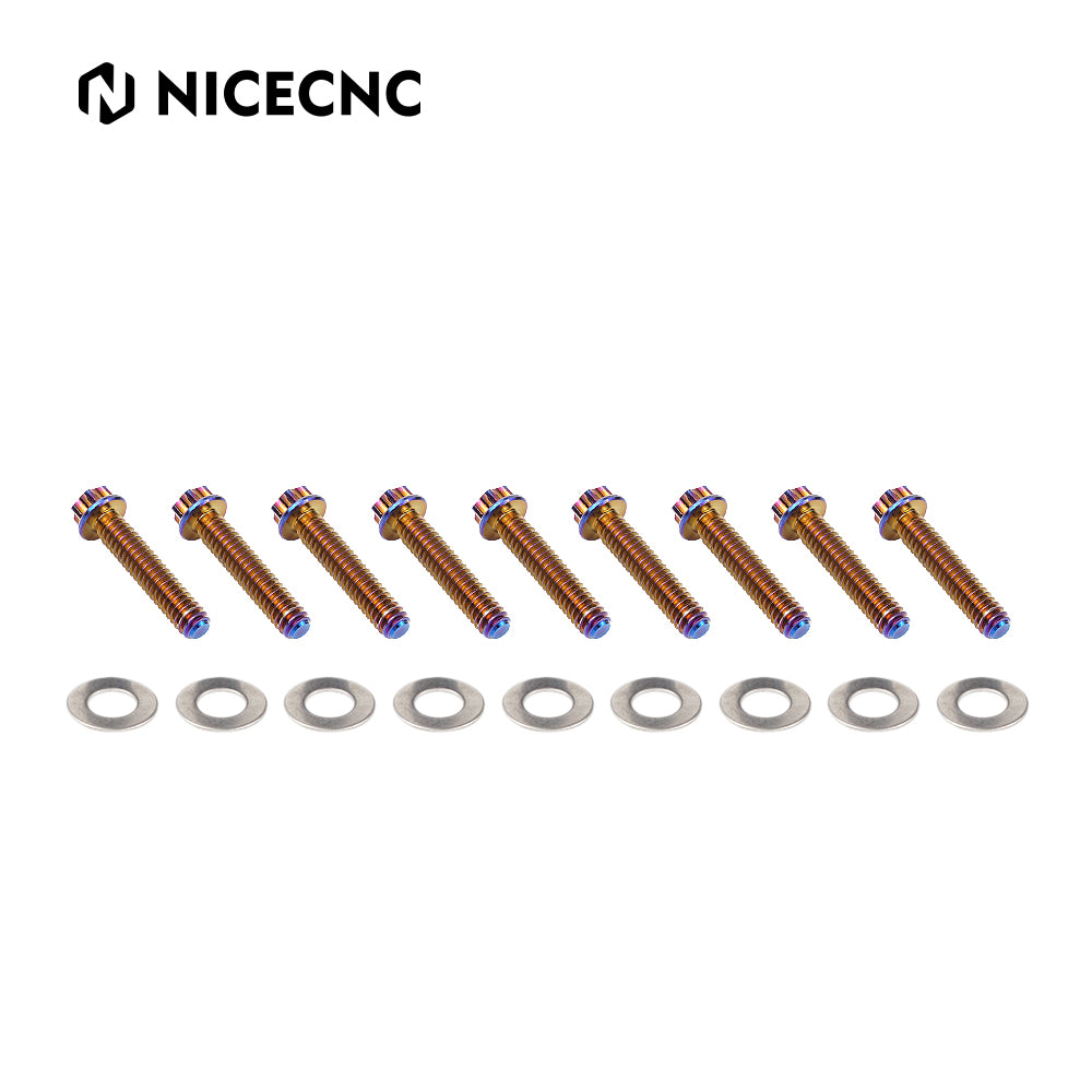 Cam Cover Screws Bolts Kit For Harley Road King Electra Street Glide Freewheeler