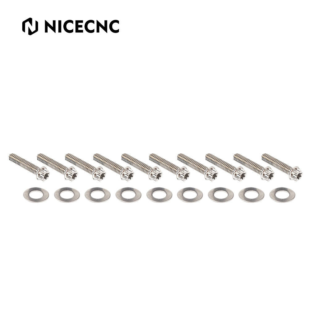 Cam Cover Screws Bolts Kit For Harley Road King Electra Street Glide Freewheeler