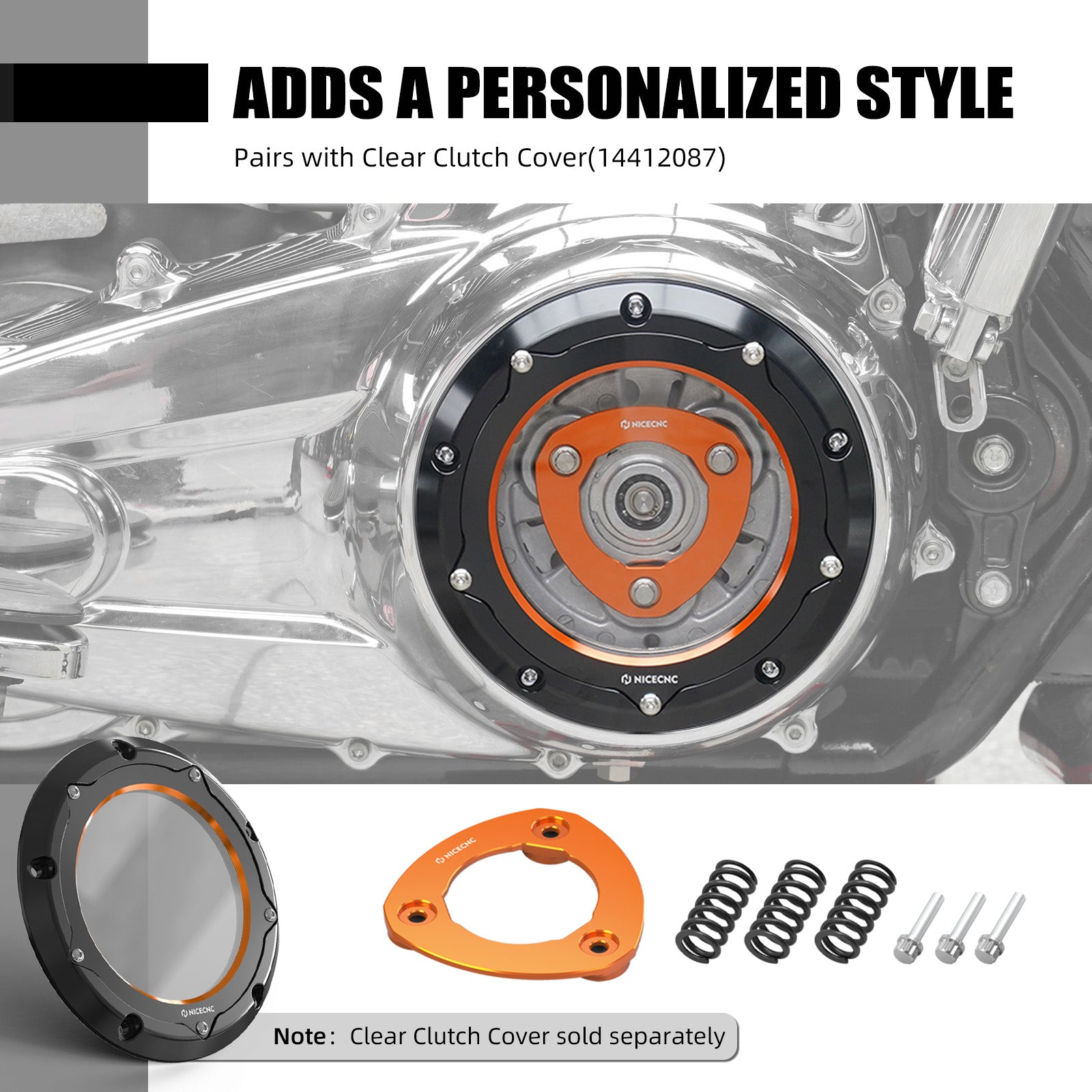 Clutch Pressure Power Plate Kit For Harley Road King Electra Street Glide Ultra Limited