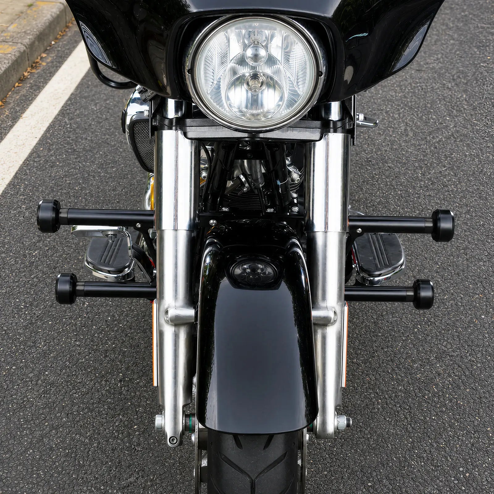 Modular Front Engine Frame Guard Crash Bar For Harley Street Glide CVO Road Glide
