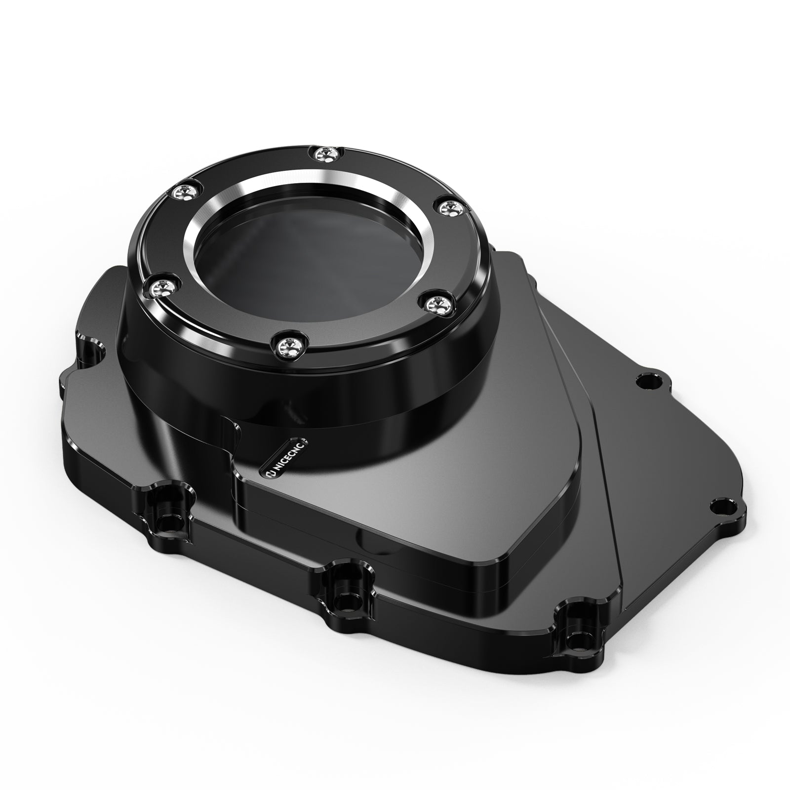 Transparent M8 Camshaft Cam Cover For Harley Softail Street Bob Low Rider Fat Boy