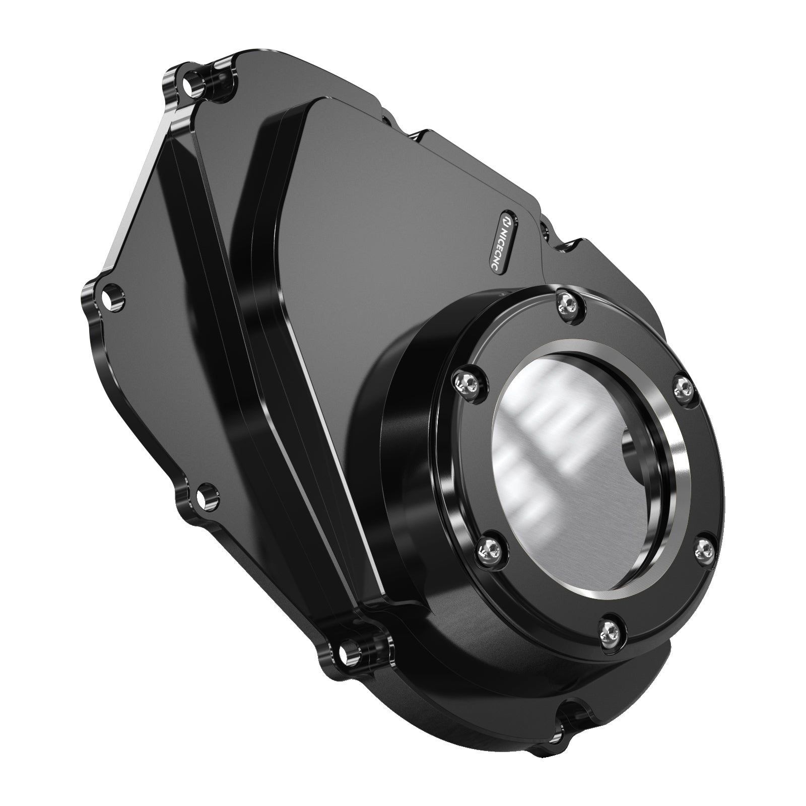 Transparent M8 Camshaft Cam Cover For Harley Softail Street Bob Low Rider Fat Boy