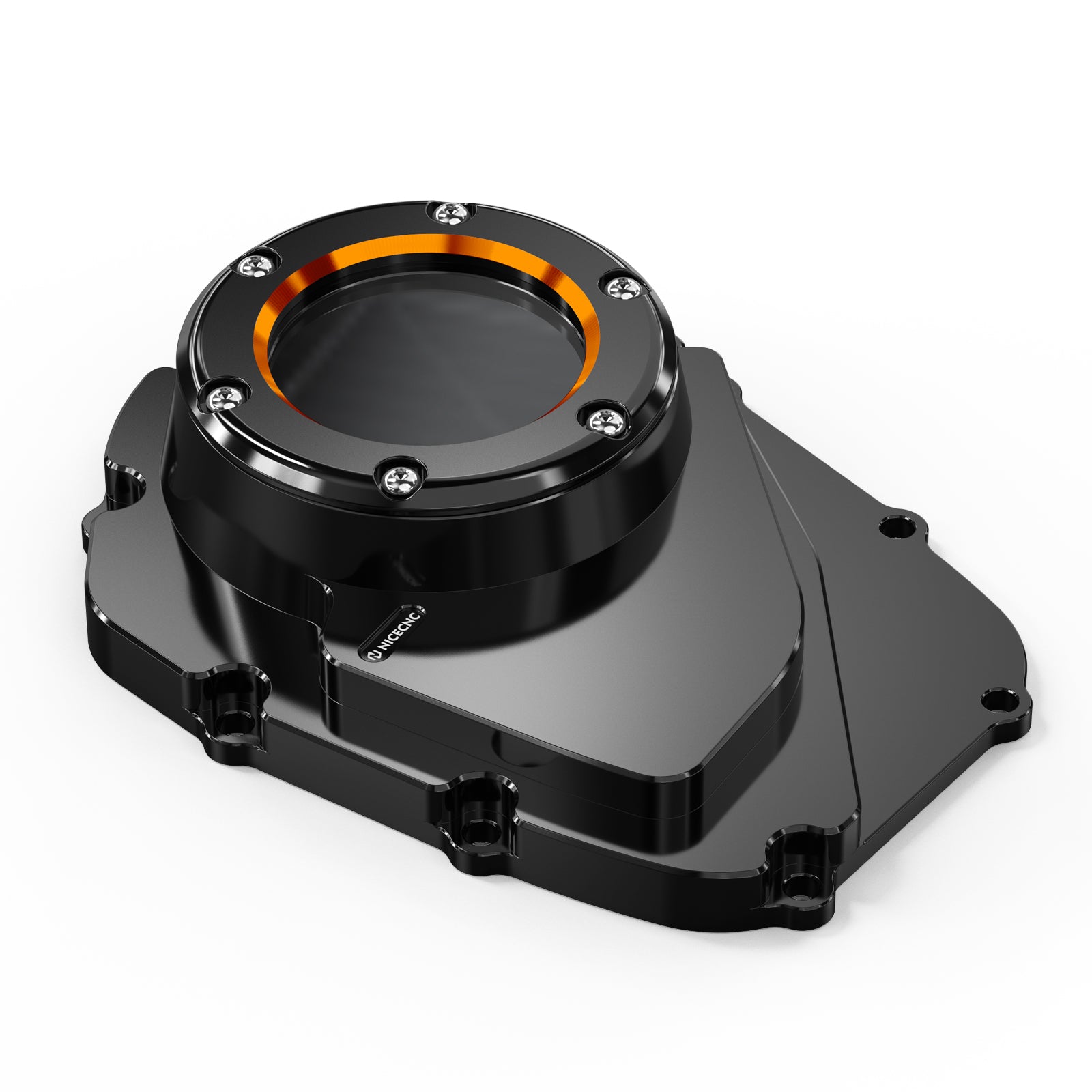 Transparent M8 Camshaft Cam Cover For Harley Softail Street Bob Low Rider Fat Boy