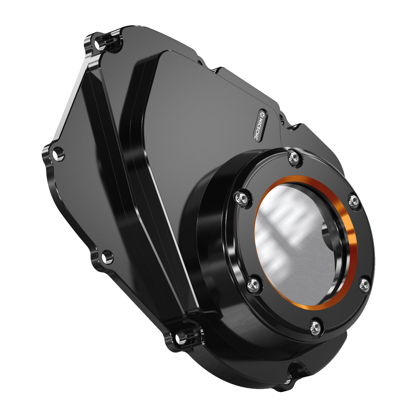 Transparent M8 Camshaft Cam Cover For Harley Softail Street Bob Low Rider Fat Boy