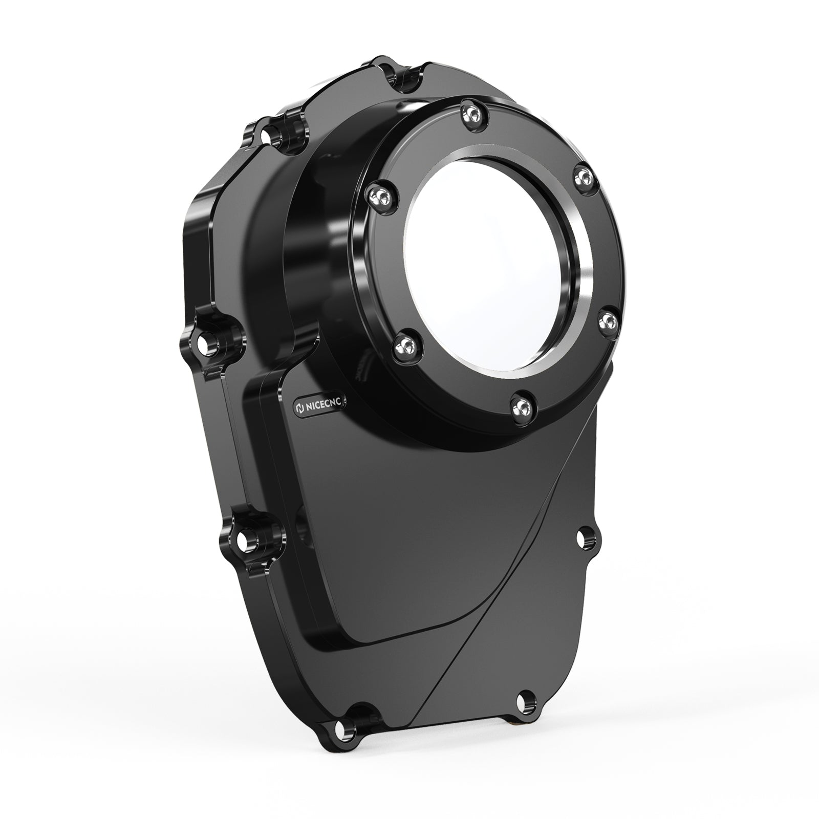 Transparent M8 Camshaft Cam Cover For Harley Softail Street Bob Low Rider Fat Boy