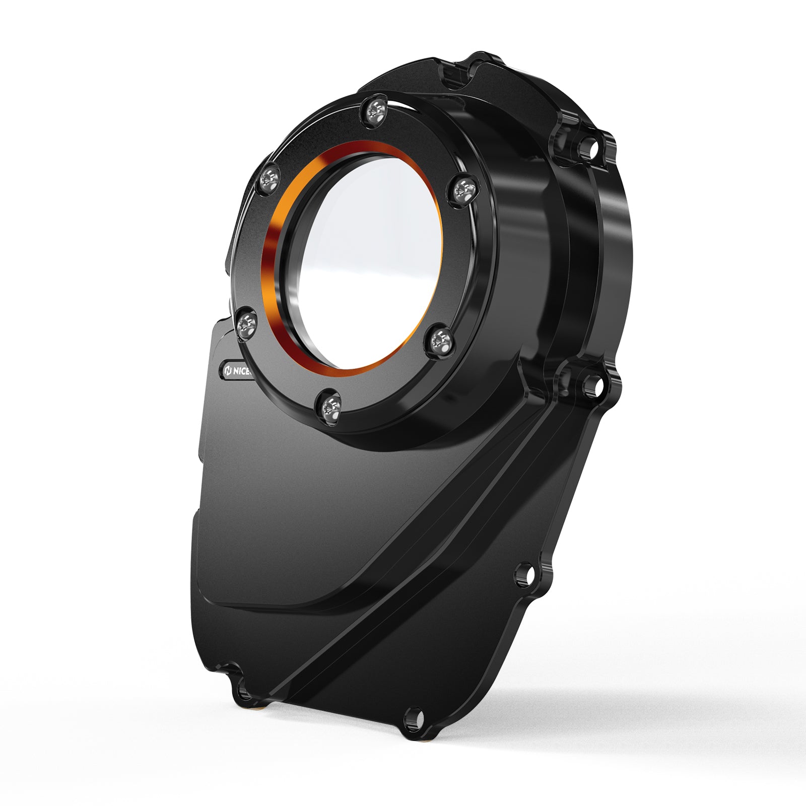 Transparent M8 Camshaft Cam Cover For Harley Softail Street Bob Low Rider Fat Boy