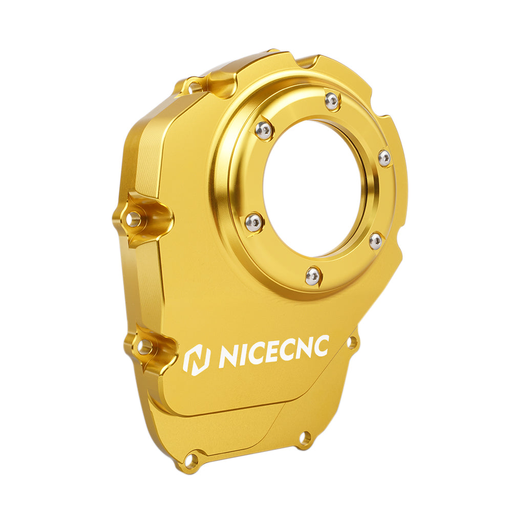 Transparent M8 Camshaft Cam Cover For Harley Softail Street Bob Low Rider Fat Boy