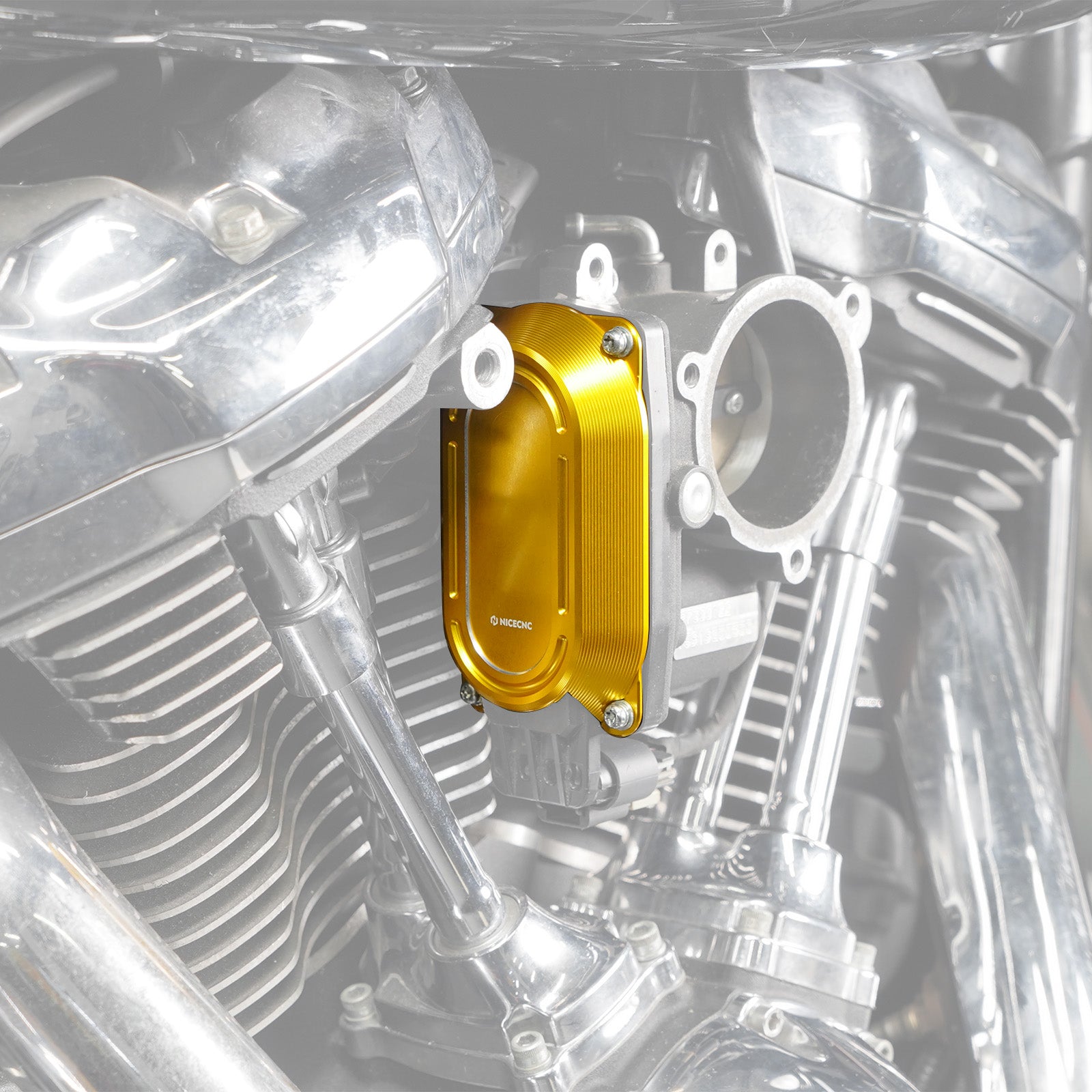 M8 Throttle Body Cap Cover Heat Shield For Harley Road King Tri Electra Street Glide