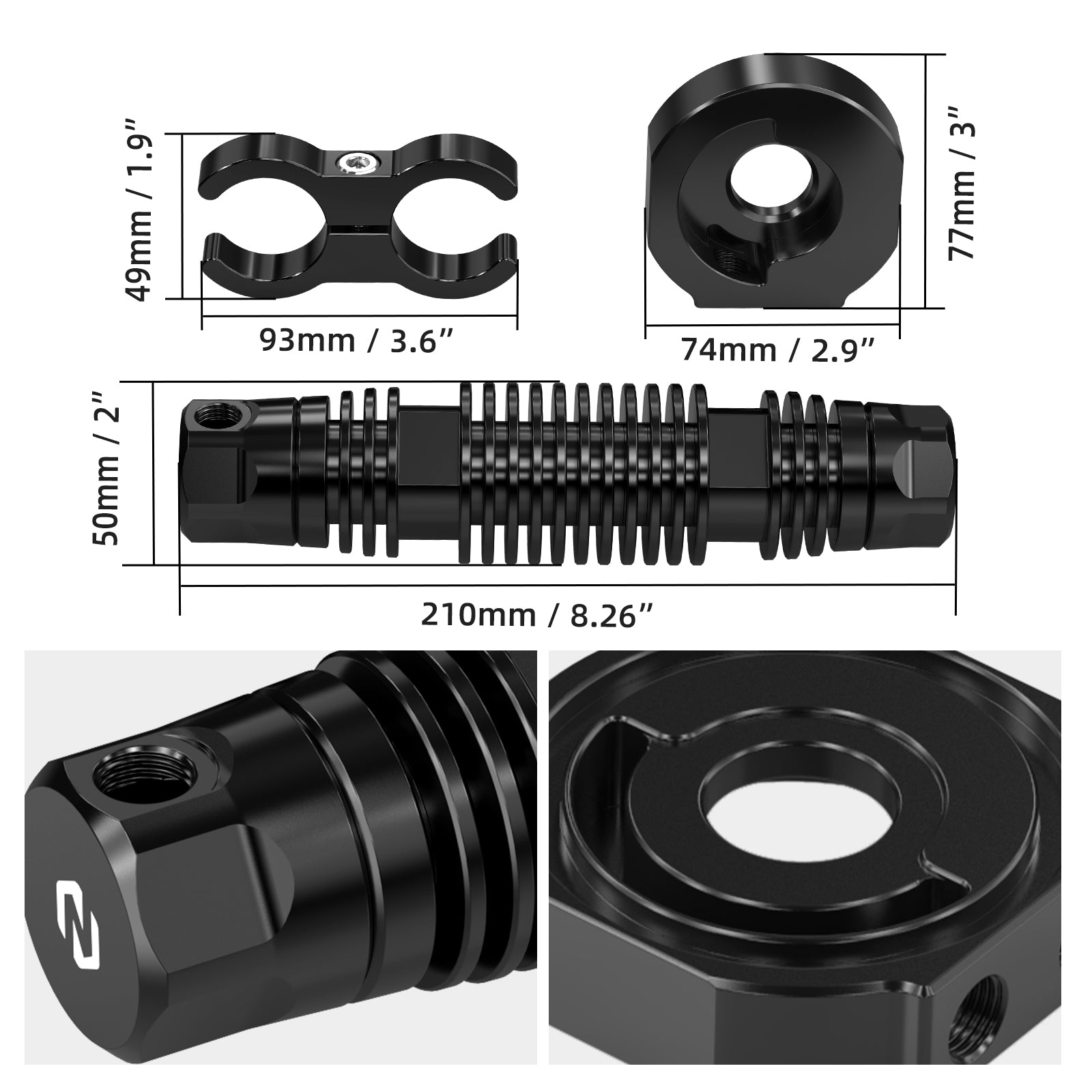 Modular Dual Oil Cooler Kit For Harley Road King Street Glide Ultra Limited
