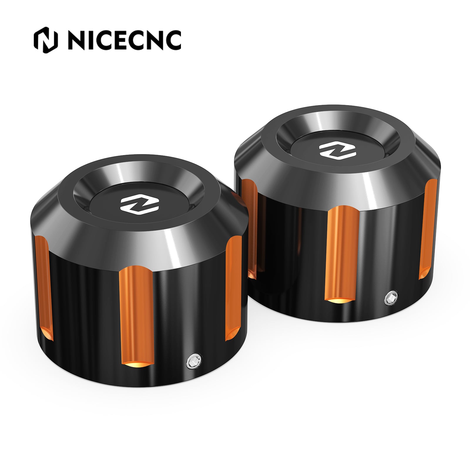 Rear Axle Nut Covers Caps For Harley Road King Electra Street Glide