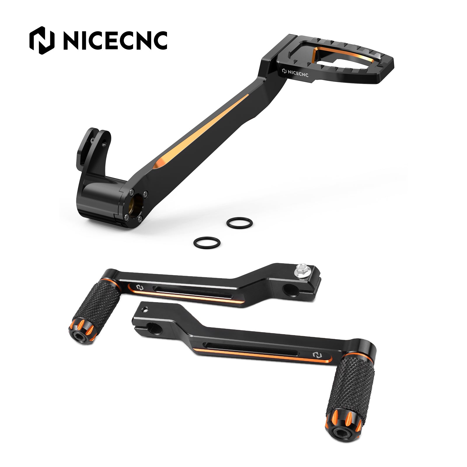 Rear Brake Pedal + Heel Toe Shifter Levers For Harley Road King Street Glide Ultra Limited