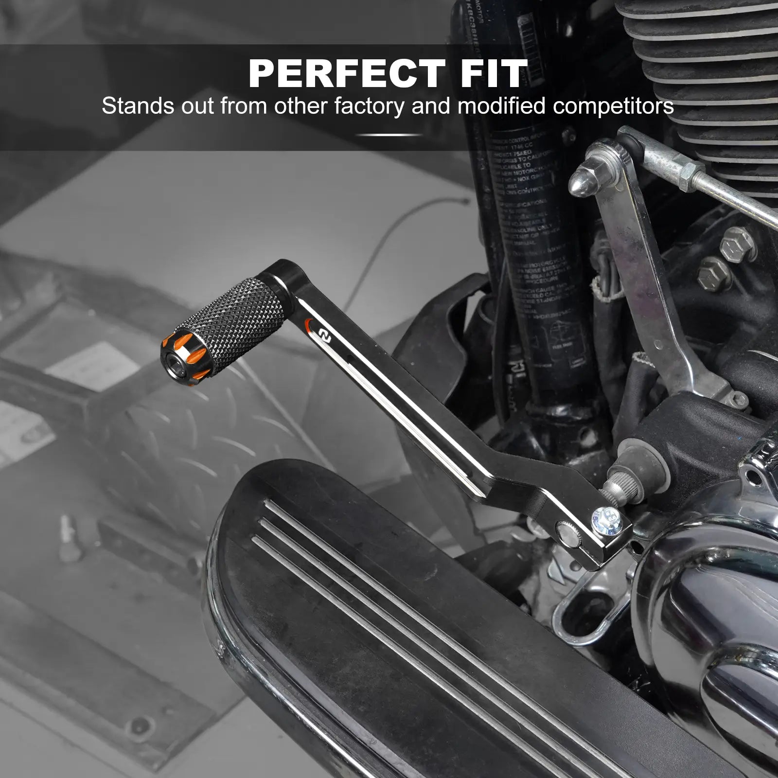 Rear Brake Pedal + Heel Toe Shifter Levers For Harley Road King Street Glide Ultra Limited
