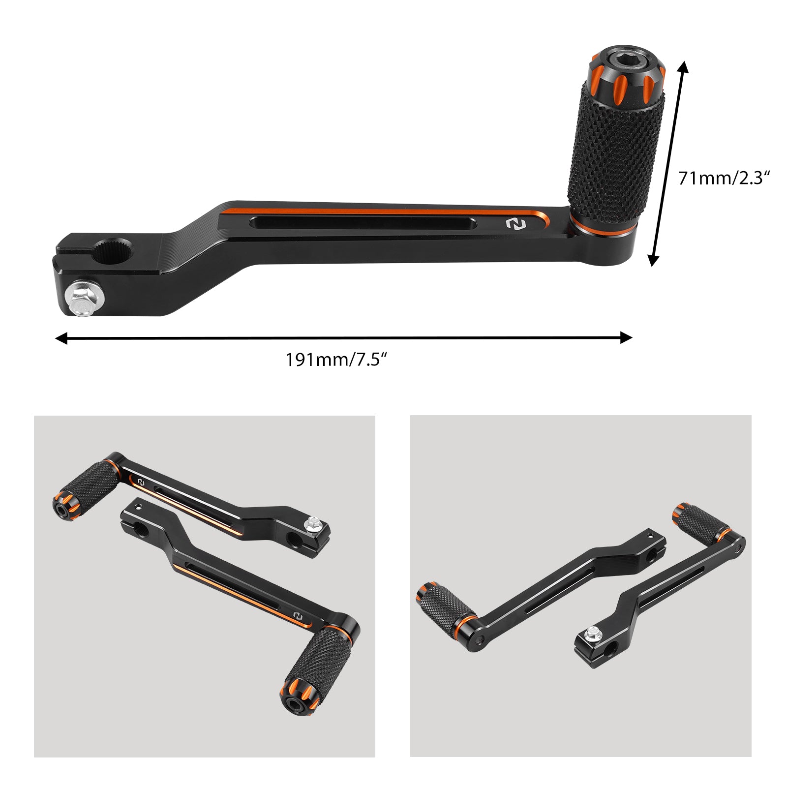 Rear Brake Pedal + Heel Toe Shifter Levers For Harley Road King Street Glide Ultra Limited