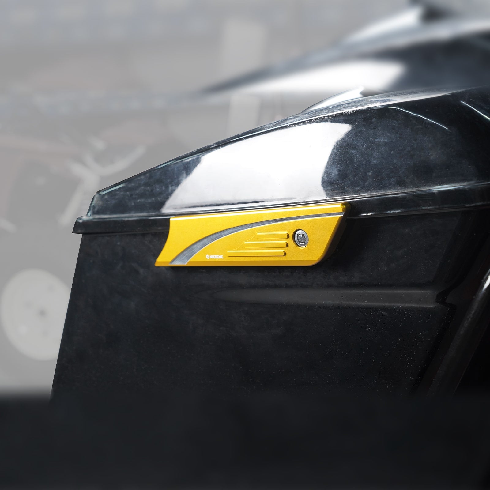 Saddle Bag Saddlebags Latch Decorative Covers For Harley Road King Street Glide