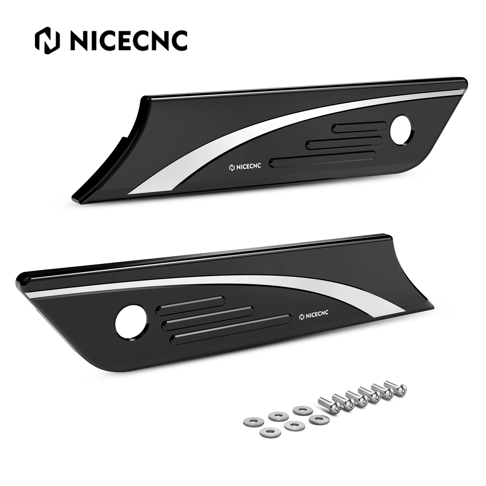 Saddle Bag Saddlebags Latch Decorative Covers For Harley Road King Street Glide