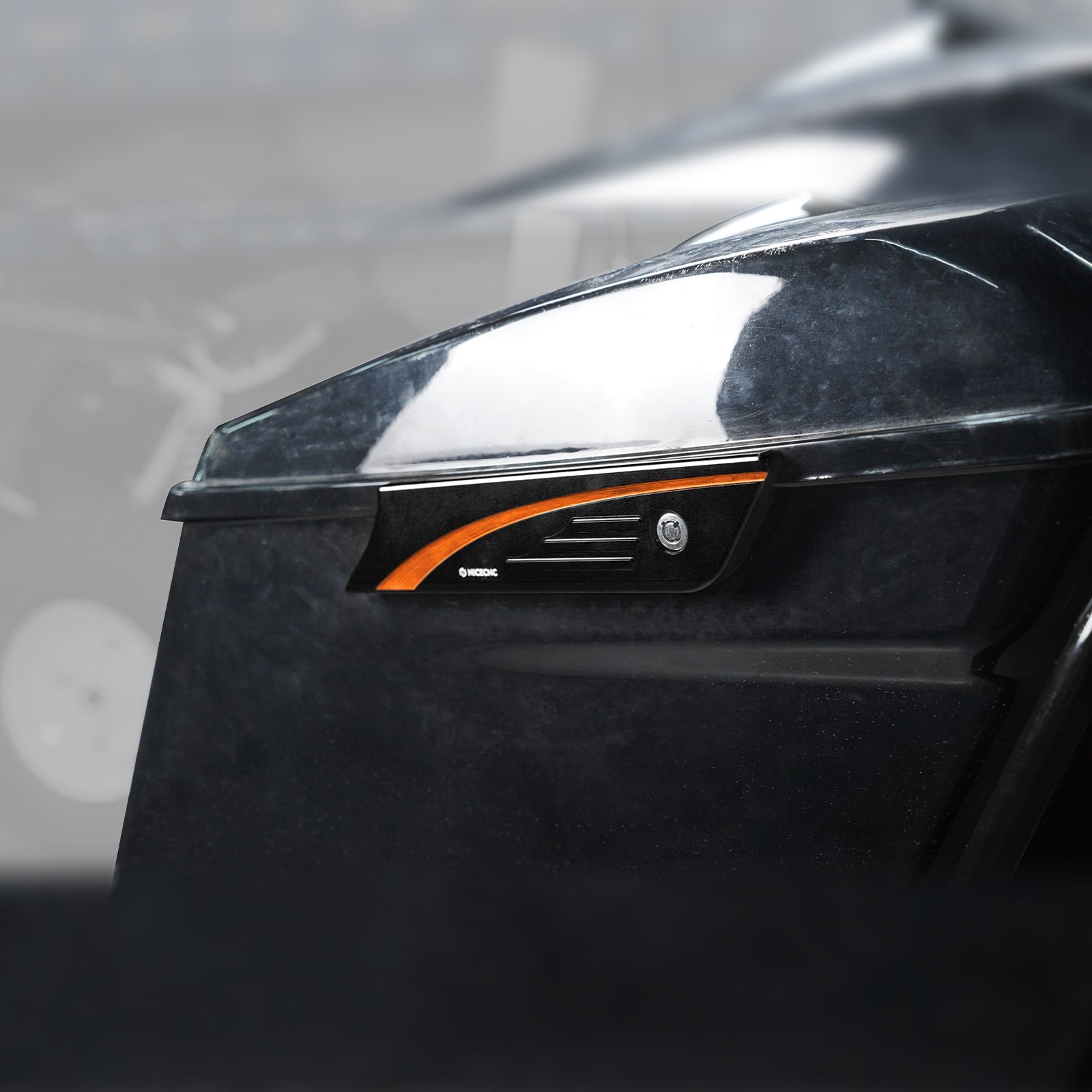 Saddle Bag Saddlebags Latch Decorative Covers For Harley Road King Street Glide