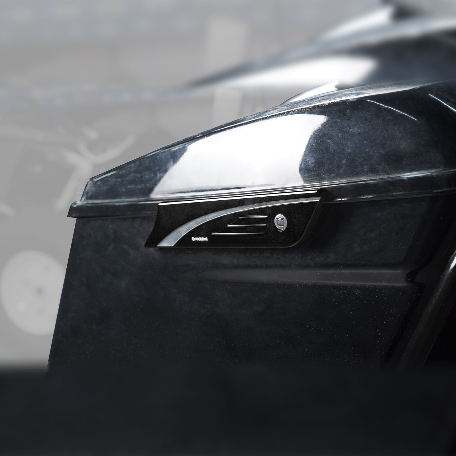 Saddle Bag Saddlebags Latch Decorative Covers For Harley Road King Street Glide