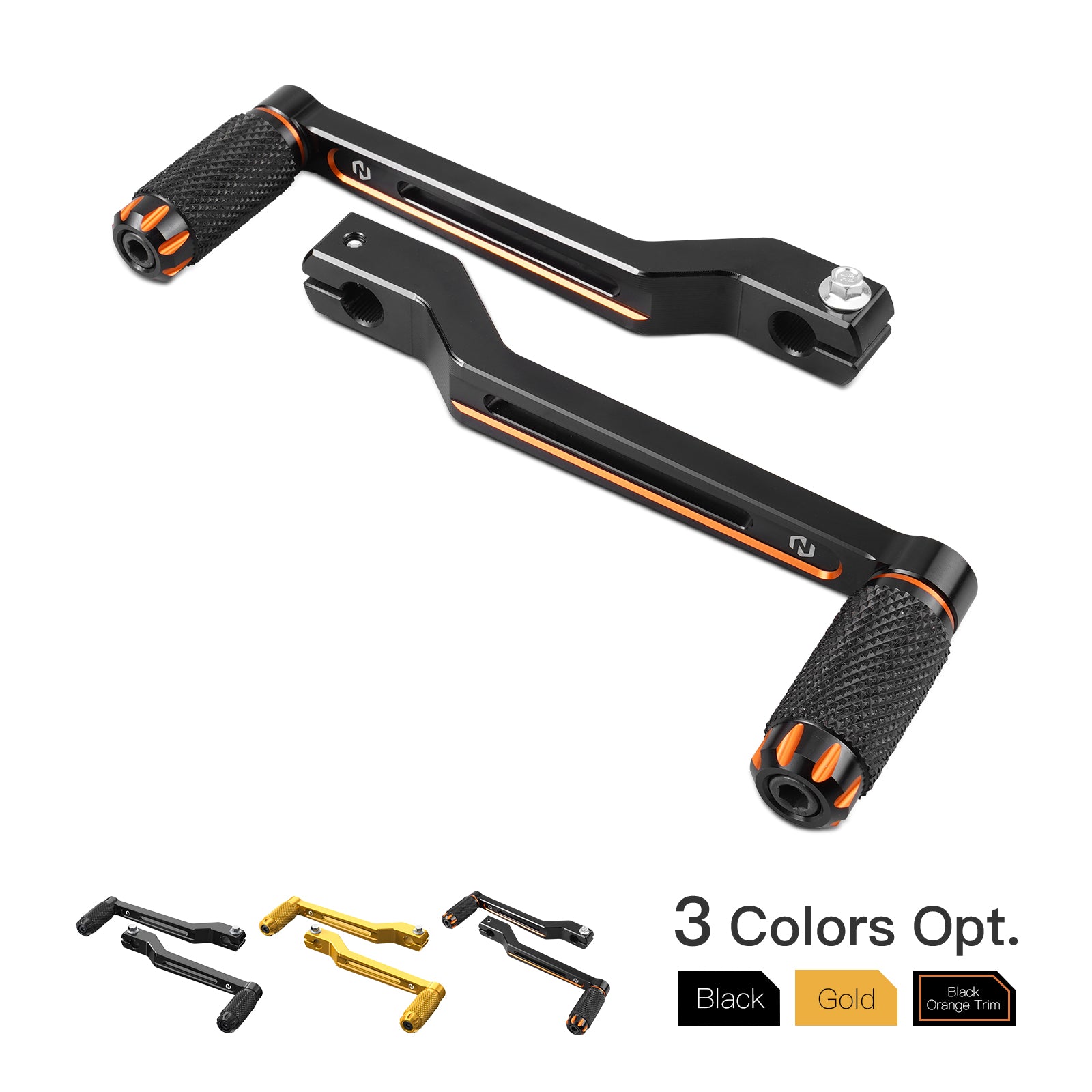 Pair Heel Toe Gear Shift Lever Shifter Pegs For Harley Road King Street Glide Ultra Limited