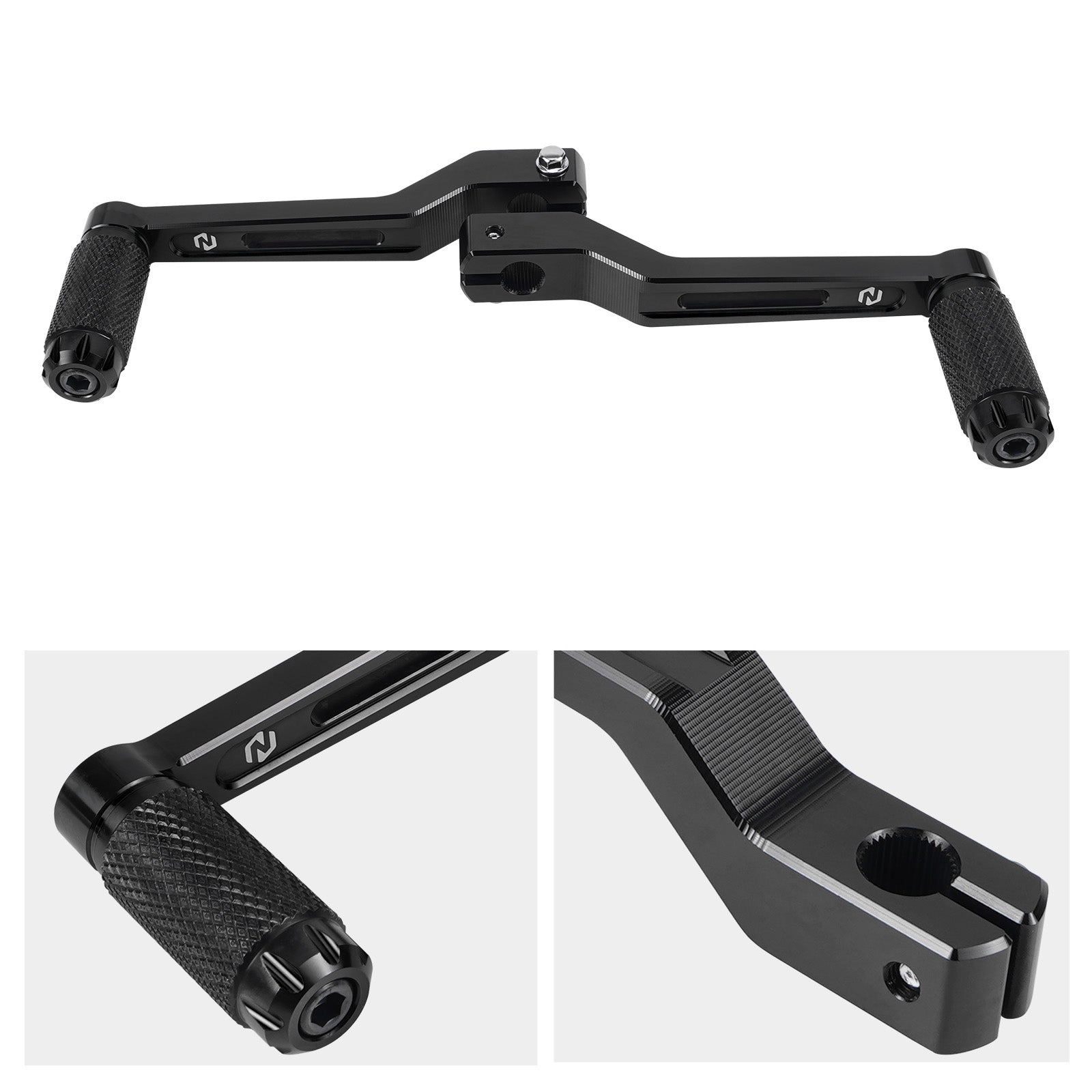 Short Heel Toe Shifter Shift Levers For Harley Fat Boy 114 Softail Slim Heritage Classic
