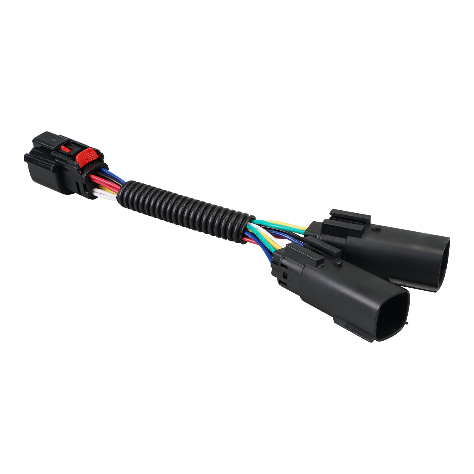 Y-Splitter Harness Adapter Extension Light Cable Plug For Harley Road King Street Glide