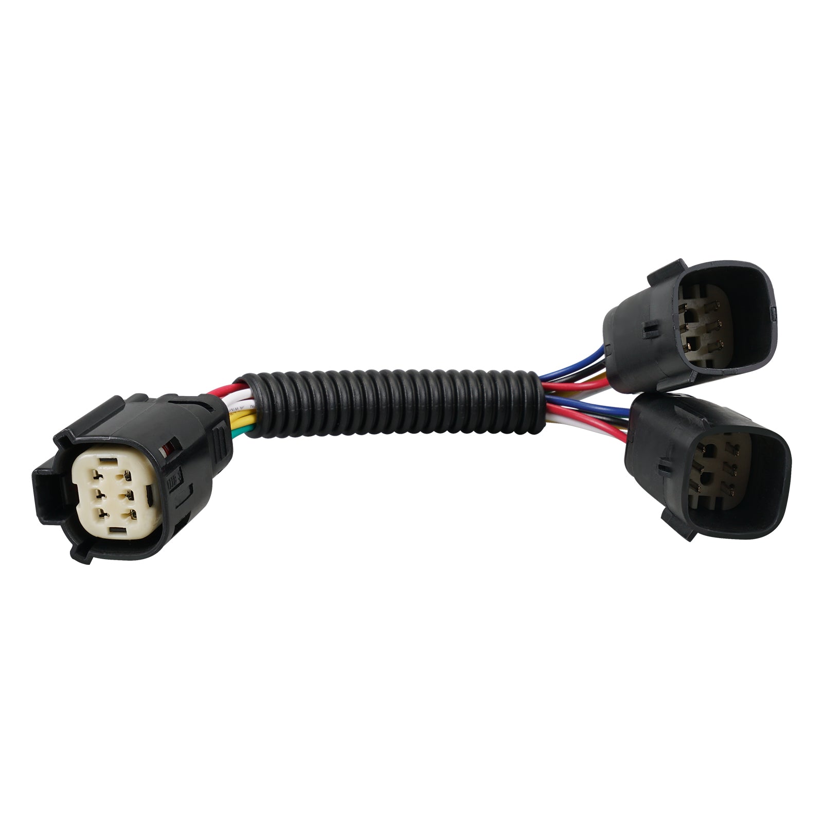 Y-Splitter Harness Adapter Extension Light Cable Plug For Harley Road King Street Glide
