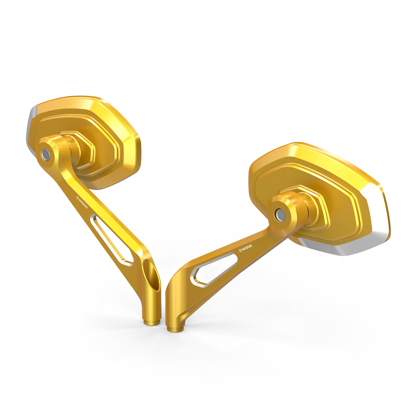 Convex Rear View Mirrors Kit For Harley Softail Deluxe Slim Fat Boy Heritage Classic