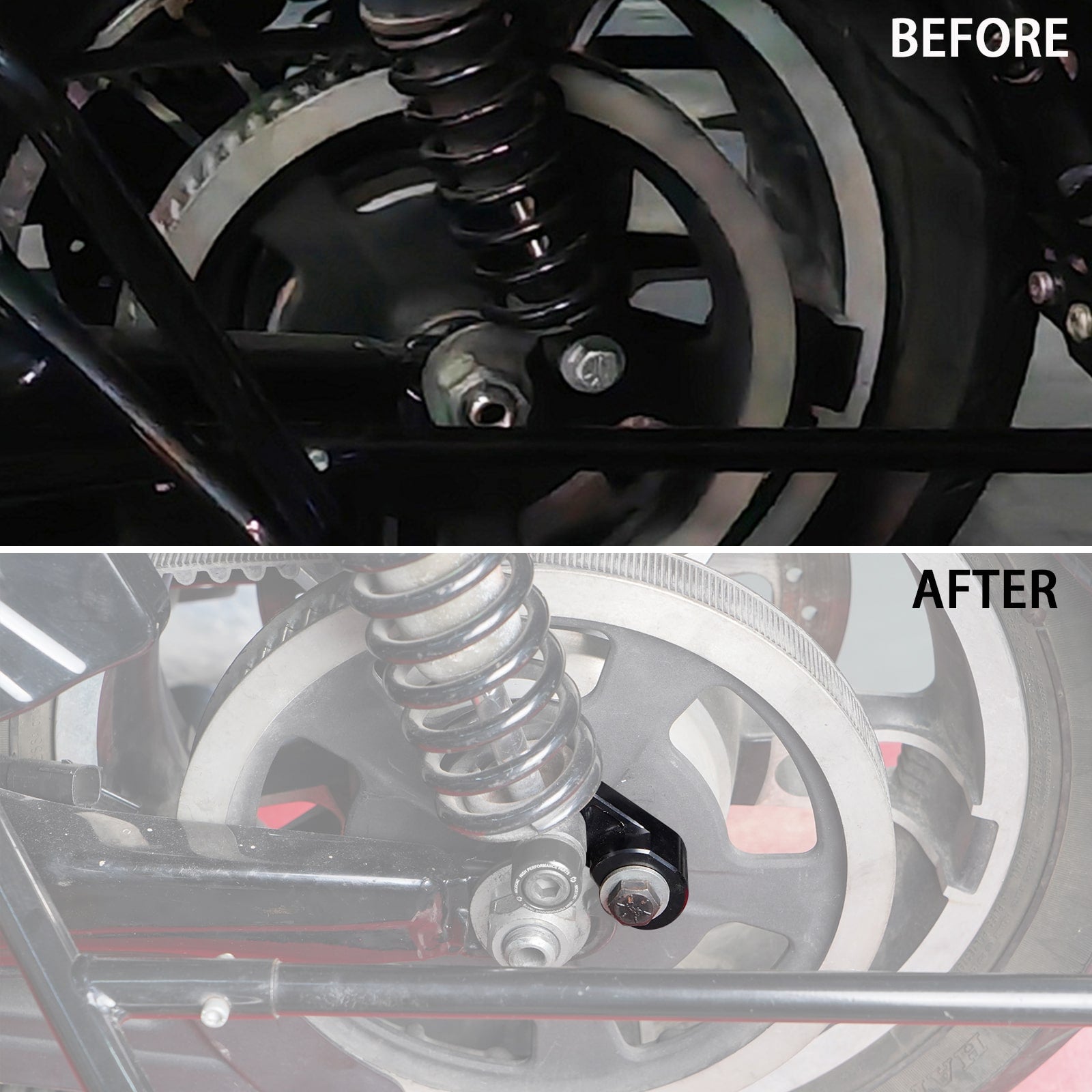 Shock Lift Bracket Rear Suspension Riser Kit For Harley Road King Street Glide