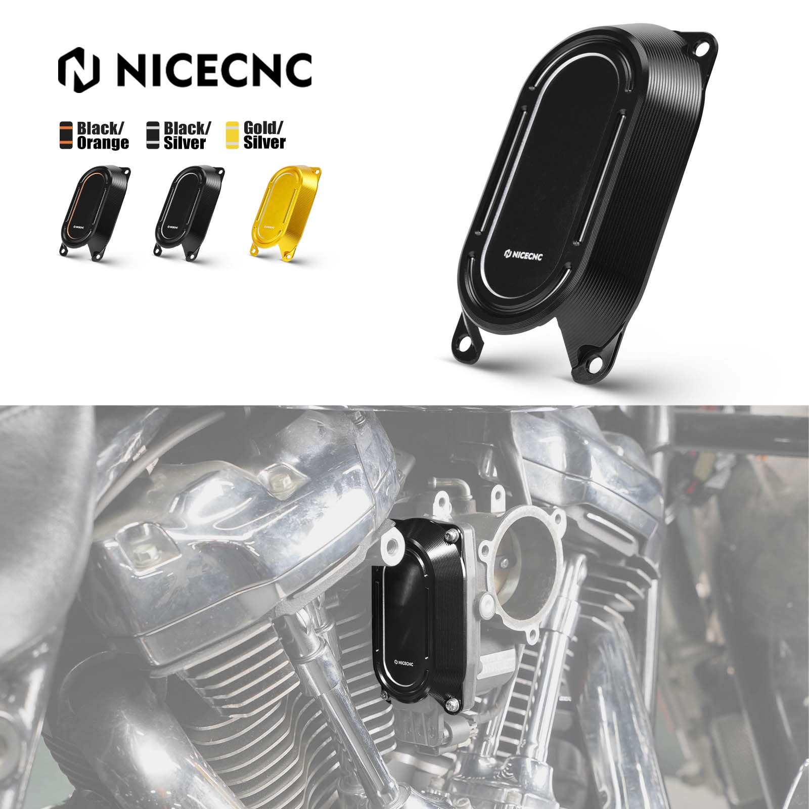 M8 Throttle Body Cap Heat Shield For Harley Softail Fat Bob Heritage Classic