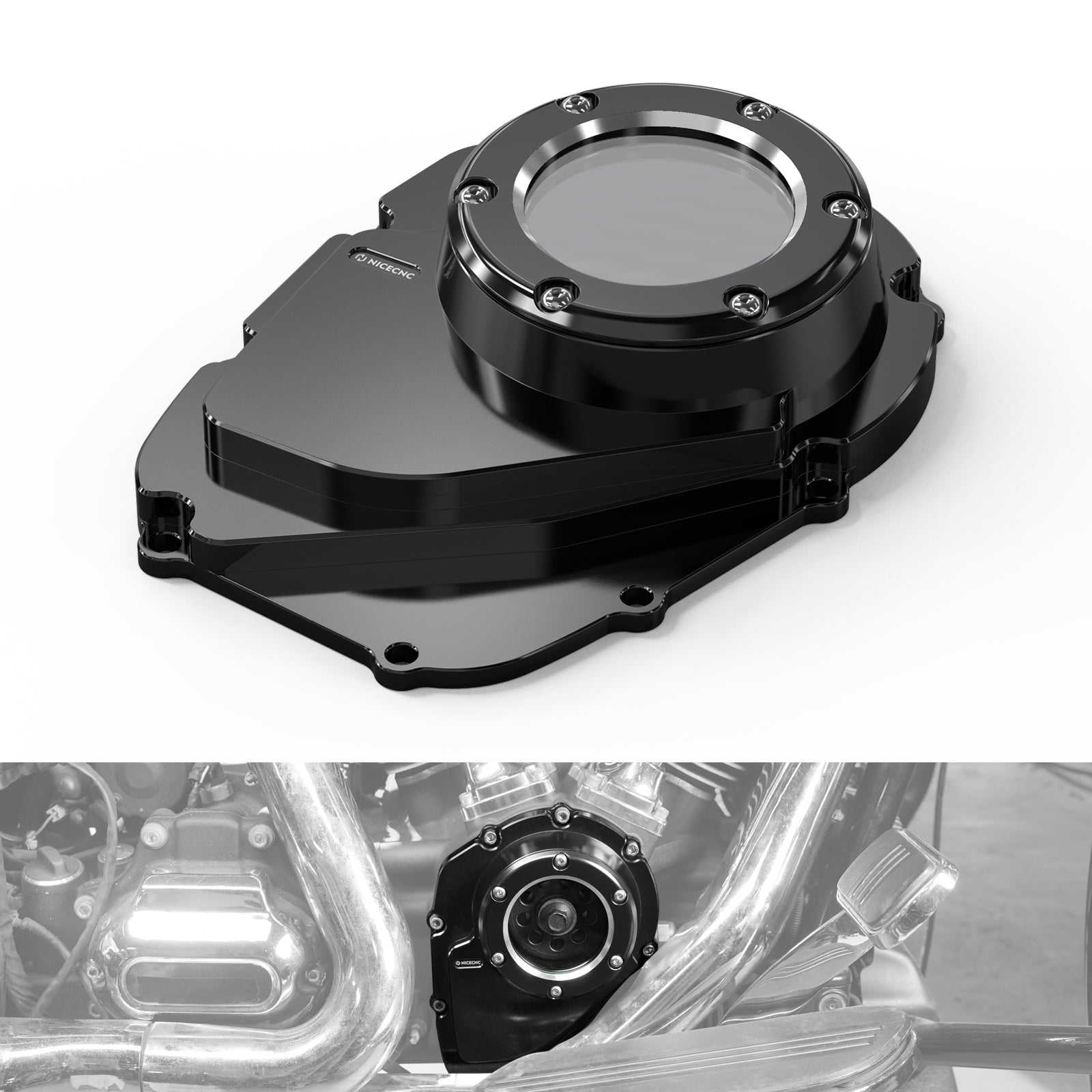 Harley Softail Fat Boy Street Bob Low Rider M8 Cam Shaft Cover