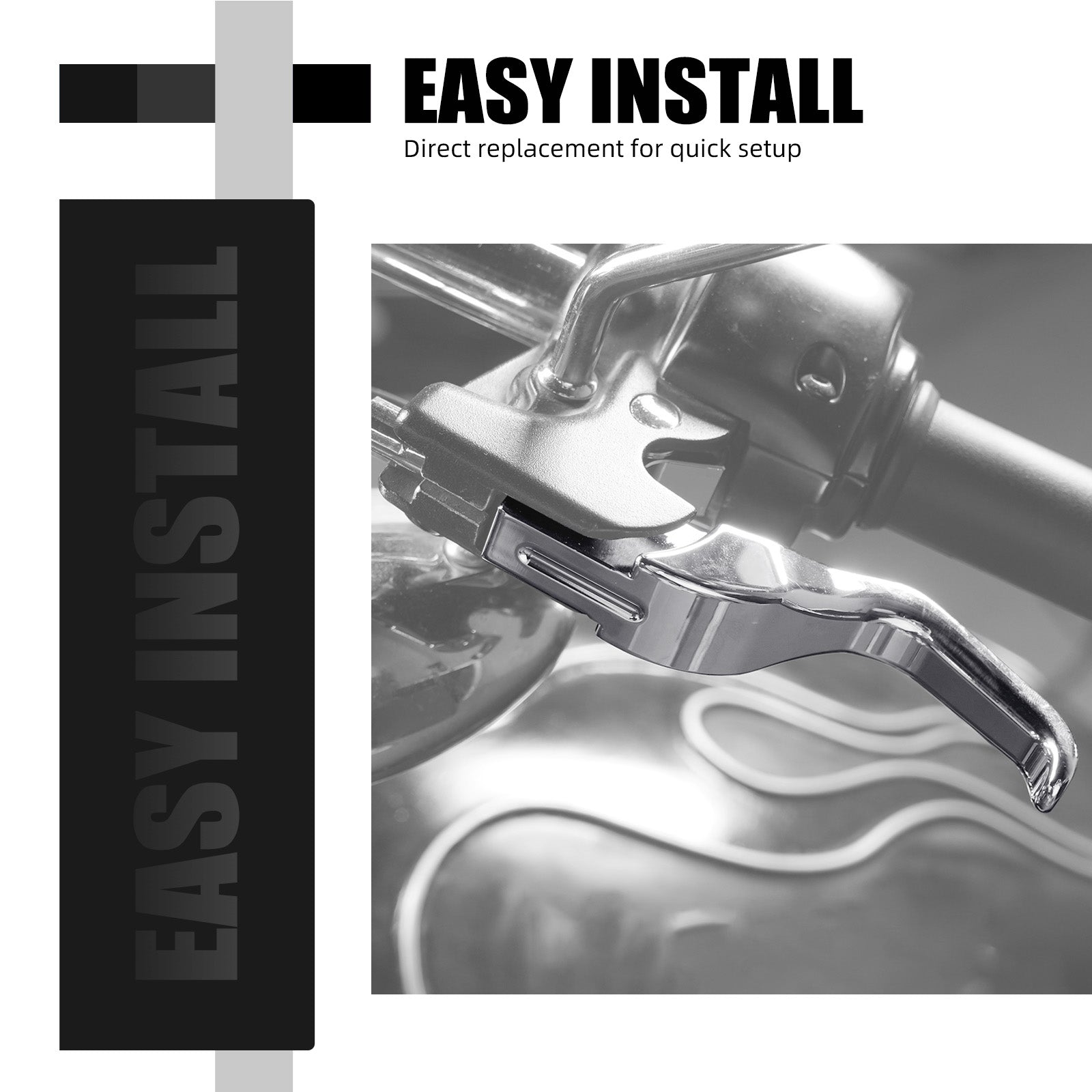 Chrome 2-Finger Short Brake Clutch Levers For Harley Sportster 1200 883 72 48 XL