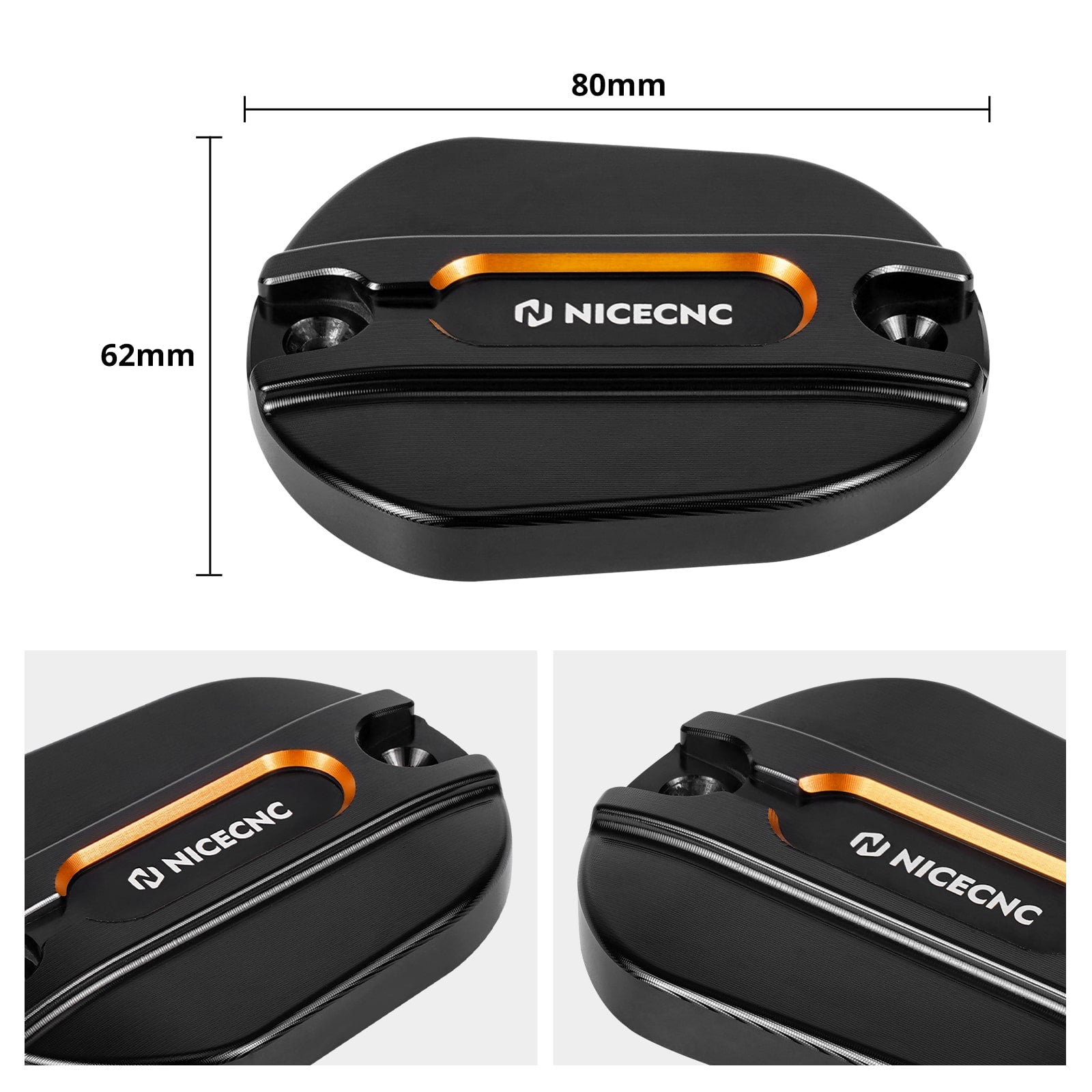 Front Brake Reservoir Master Cylinder Cover Cap For Harley Sportster 1200 883 48 72 XL