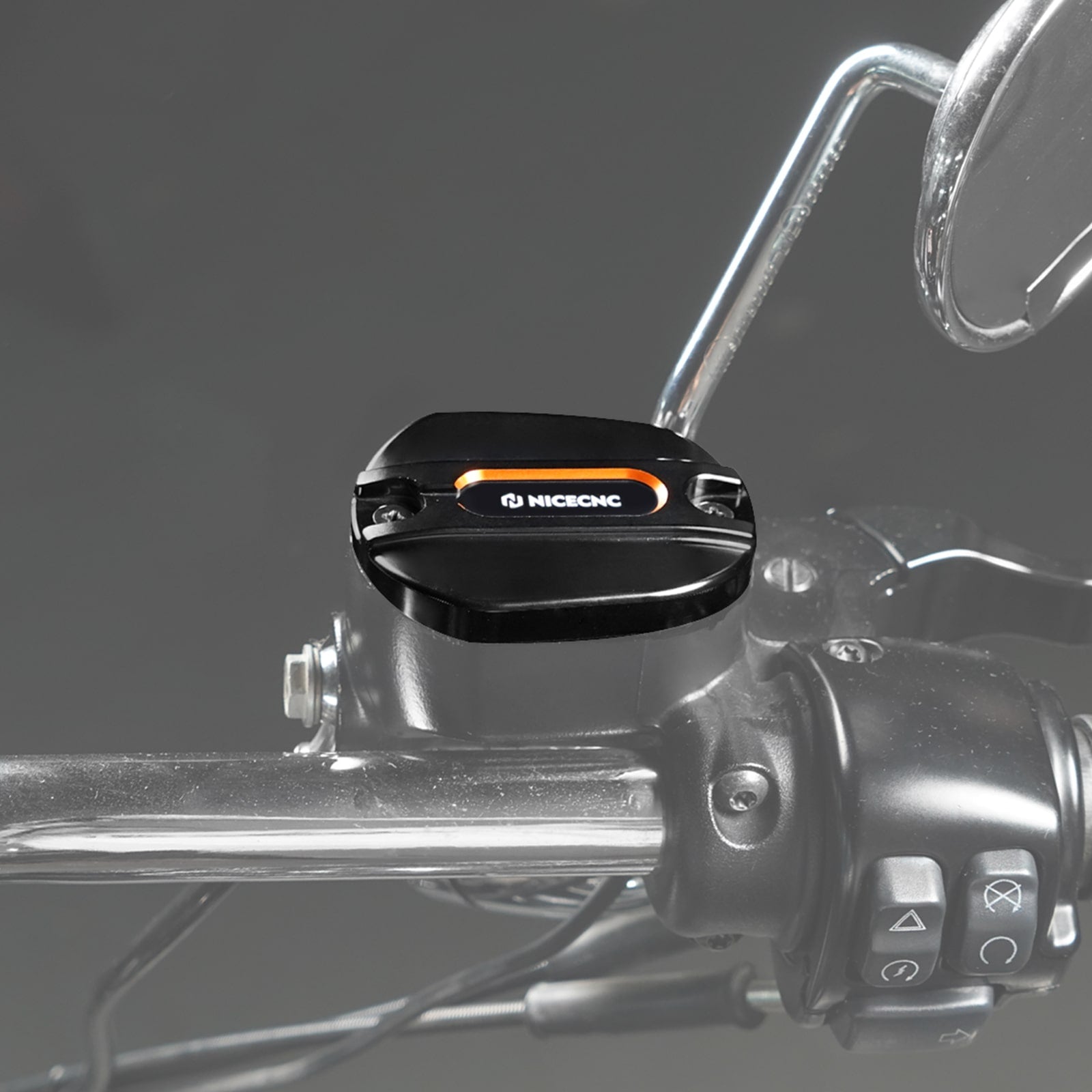 Front Brake Reservoir Master Cylinder Cover Cap For Harley Sportster 1200 883 48 72 XL