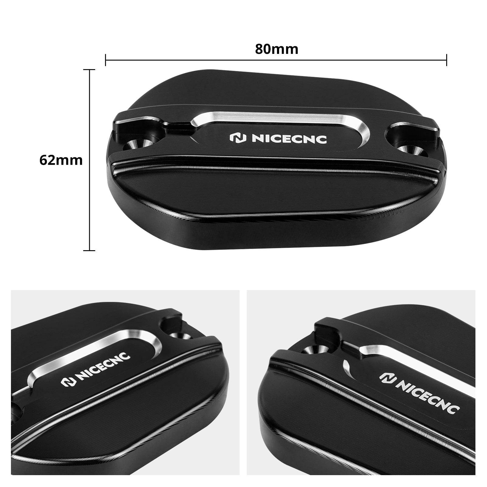 Front Brake Reservoir Master Cylinder Cover Cap For Harley Sportster 1200 883 48 72 XL