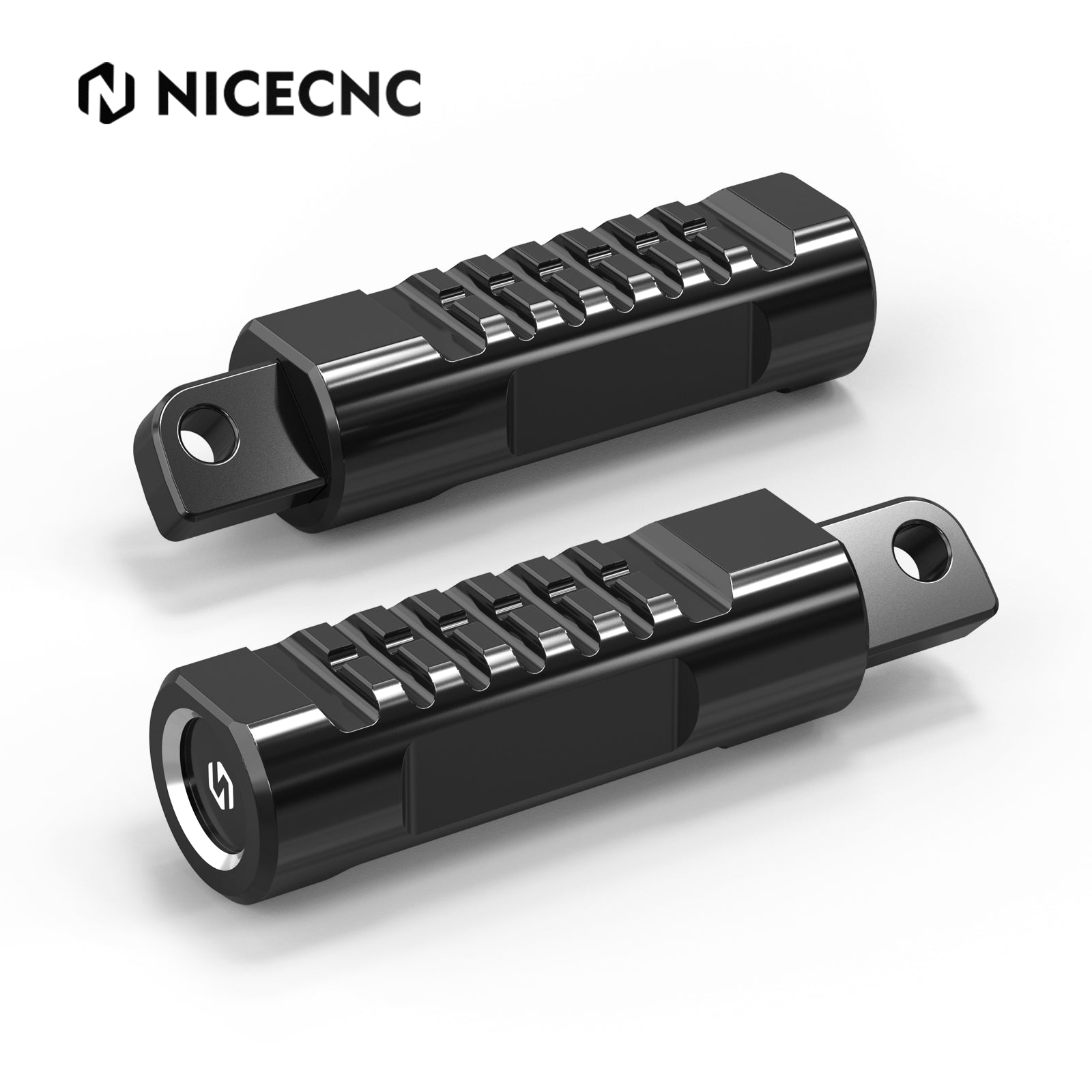 Front Rider Foot Pegs Footrests Set For Harley Sportster 1200 Iron 883 XL Roadster