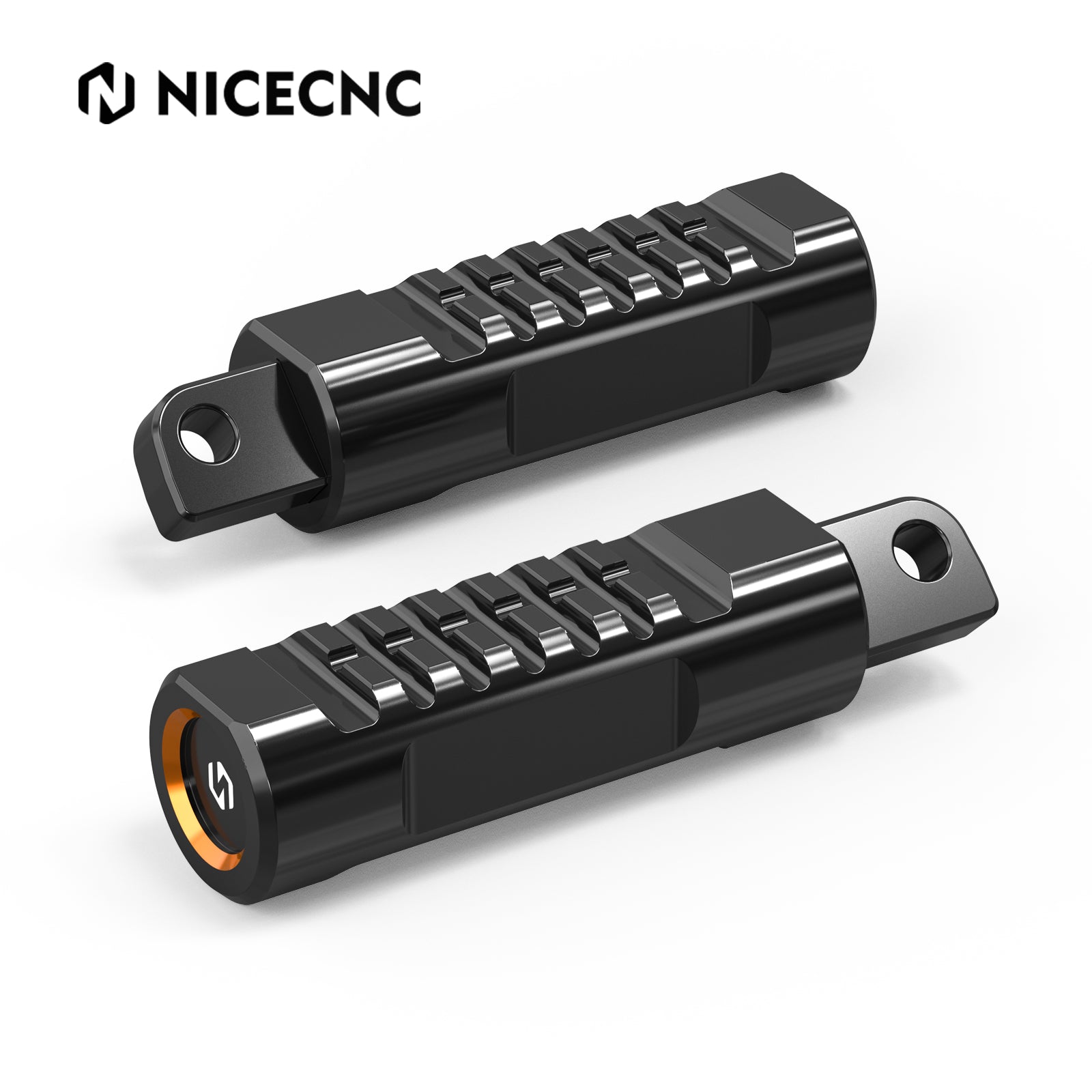 Front Rider Foot Pegs Footrests Set For Harley Sportster 1200 Iron 883 XL Roadster