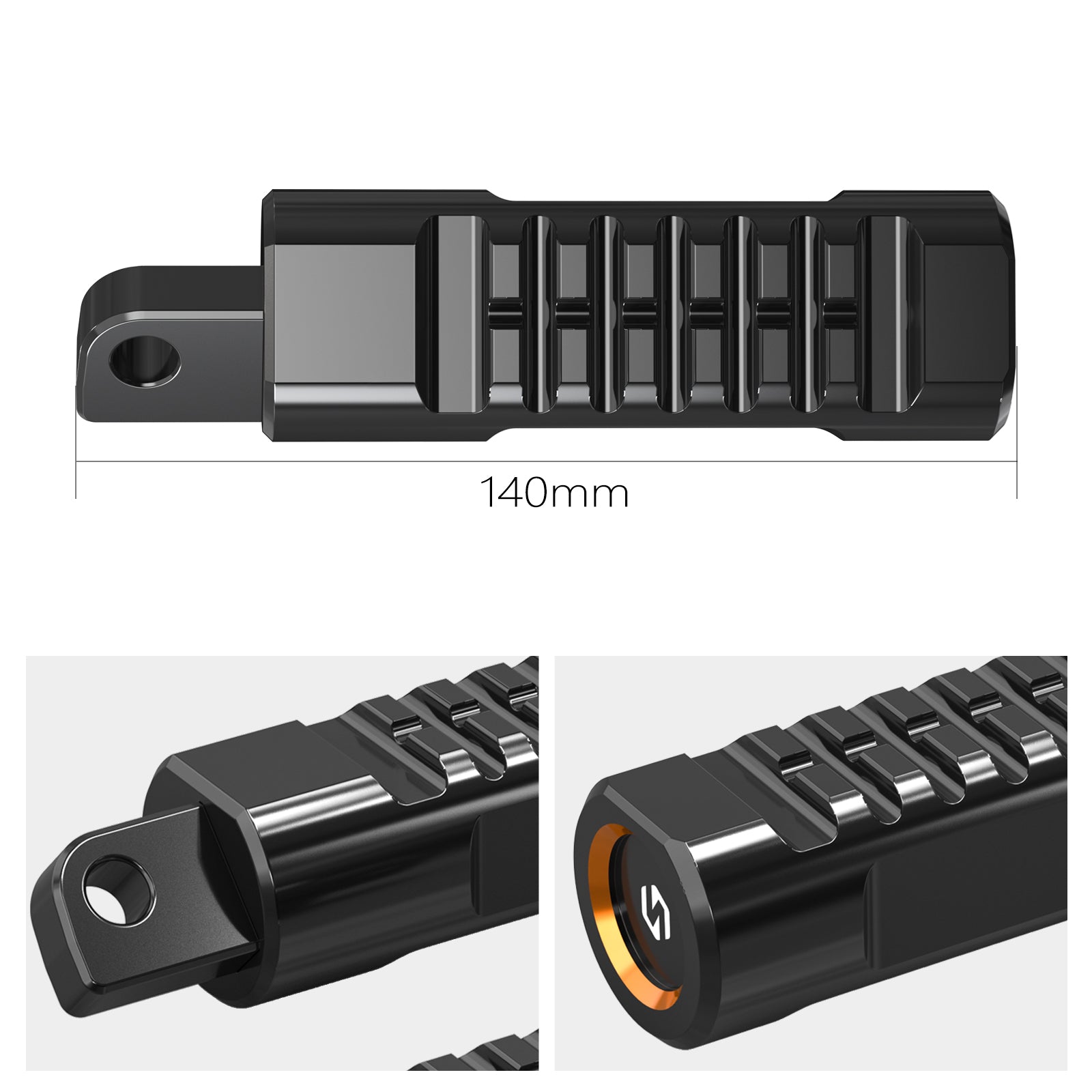 Front Rider Foot Pegs Footrests Set For Harley Sportster 1200 Iron 883 XL Roadster