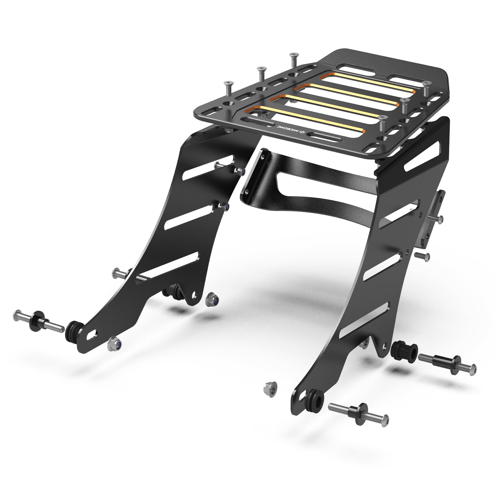 Rear Luggage Rack Tail Bag Bracket Mount Kit For Harley Sportster 1200 XL Iron 883