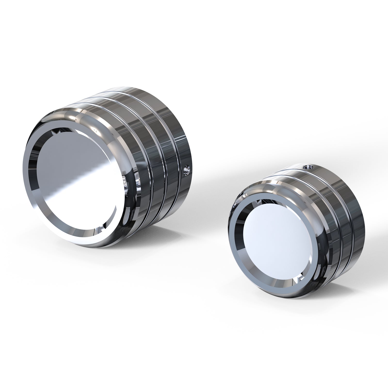 Chrome Rear Axle Nut Caps Covers For Harley Sportster 1200 72 48 XL Iron 883 XL883N