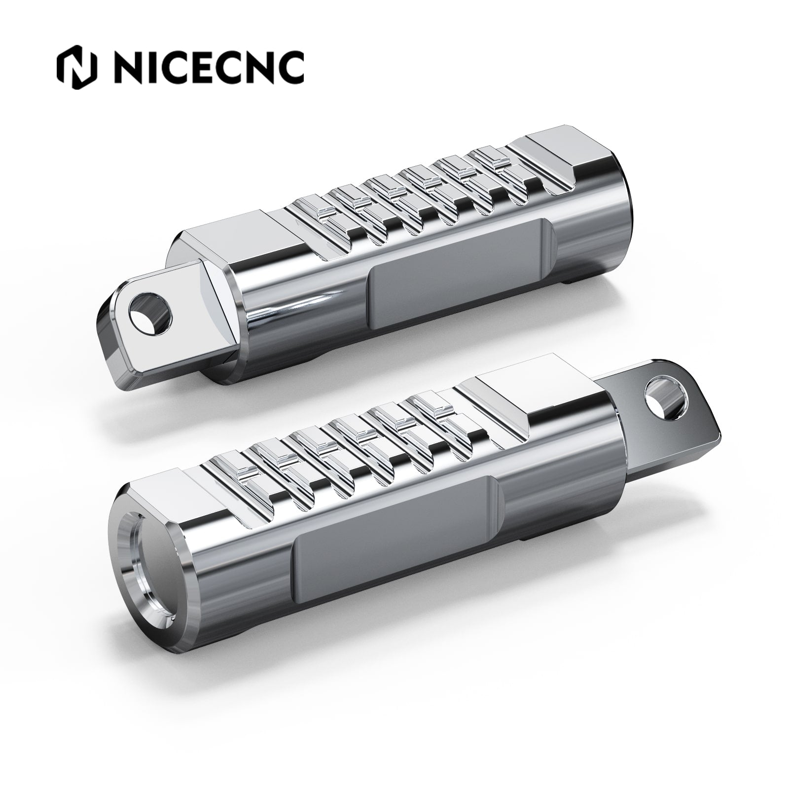 Chrome Front Rider Footpegs Footrest Kit For Harley Sportster 1200 883 XL Roadster