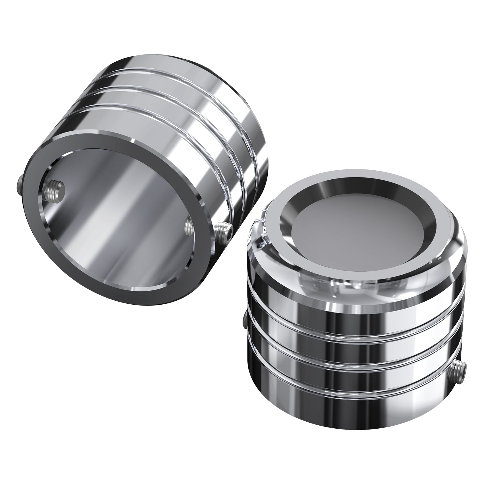 Chrome Front Axle Nut Covers Caps For Harley Sportster 1200 883 72 48 XL