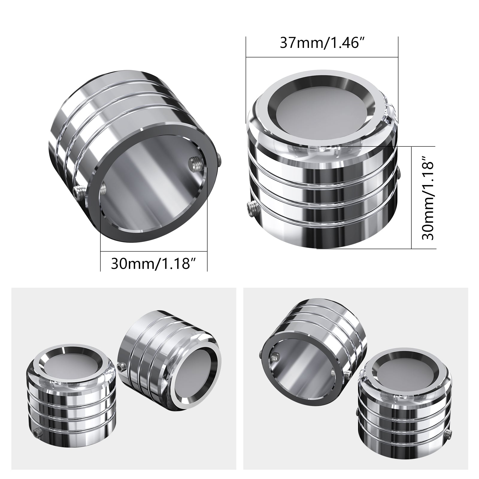 Chrome Front Axle Nut Covers Caps For Harley Sportster 1200 883 72 48 XL