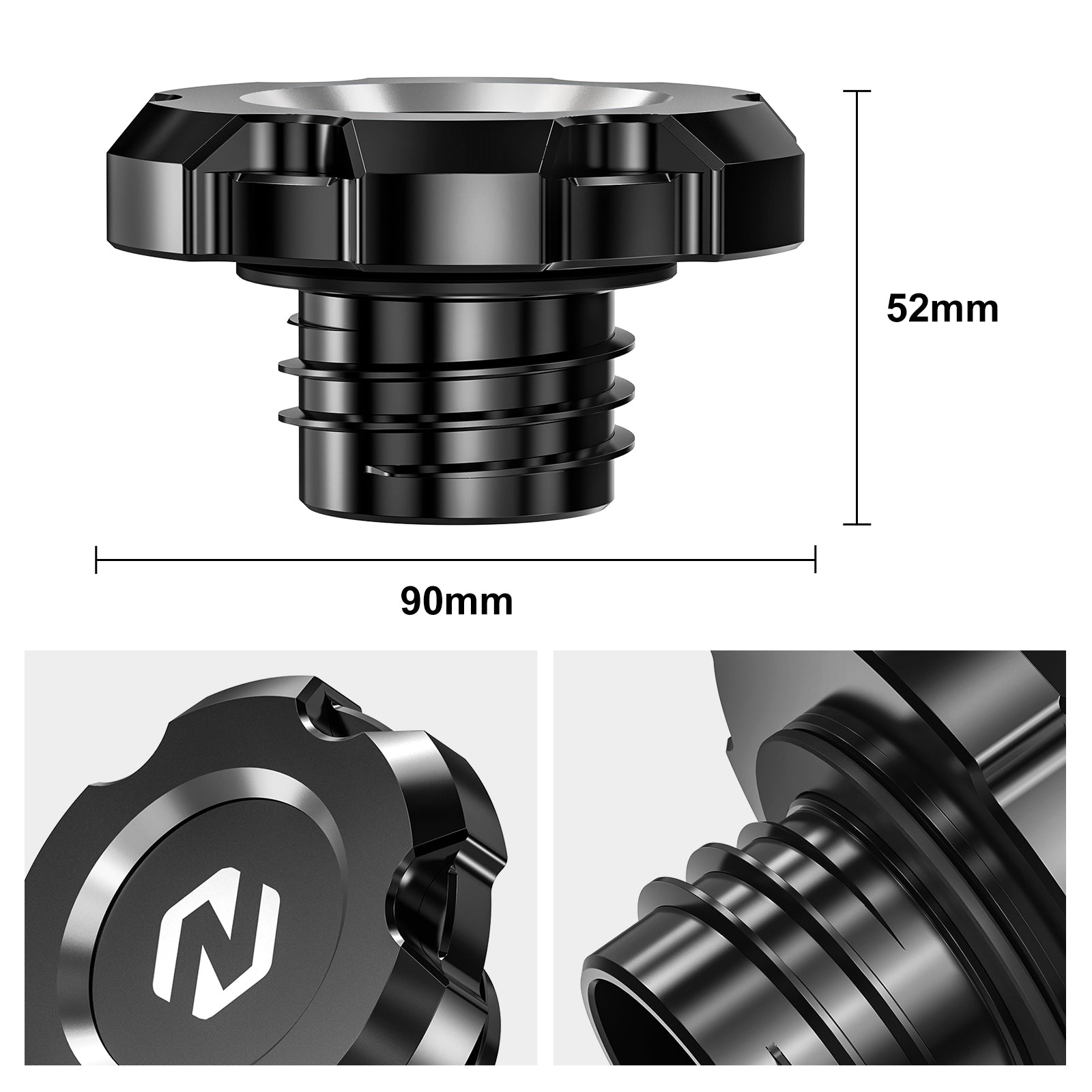 Fuel Tank Cap Cover For Harley Sportster 1200 48 883 XL Dyna Super Glide